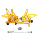 CNC Adjustable Rearsets Rear Set Foot pegs For Kawasaki Ninja Z 1000 2017 Generic