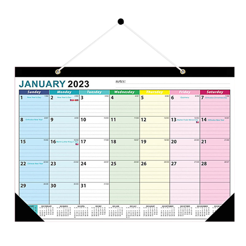 2023.1-2024.6 Calendar Brownline Home Office Monthly Desk Pad Calendar