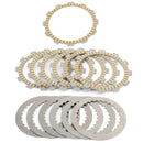 Clutch Kit Iron& Friction Plates for Suzuki VS VL VZ 400 750 800 Boulevard Generic