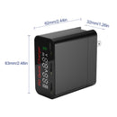 60W Type USB C Charger PD Quick Charge QC 3.0 3 In 1 Multi Port Power Adapter US Plug