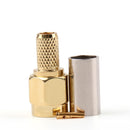 10Pcs Connector RP.SMA Male Jack Crimp RG58 RG142 LMR195 RG400 Cable Straight