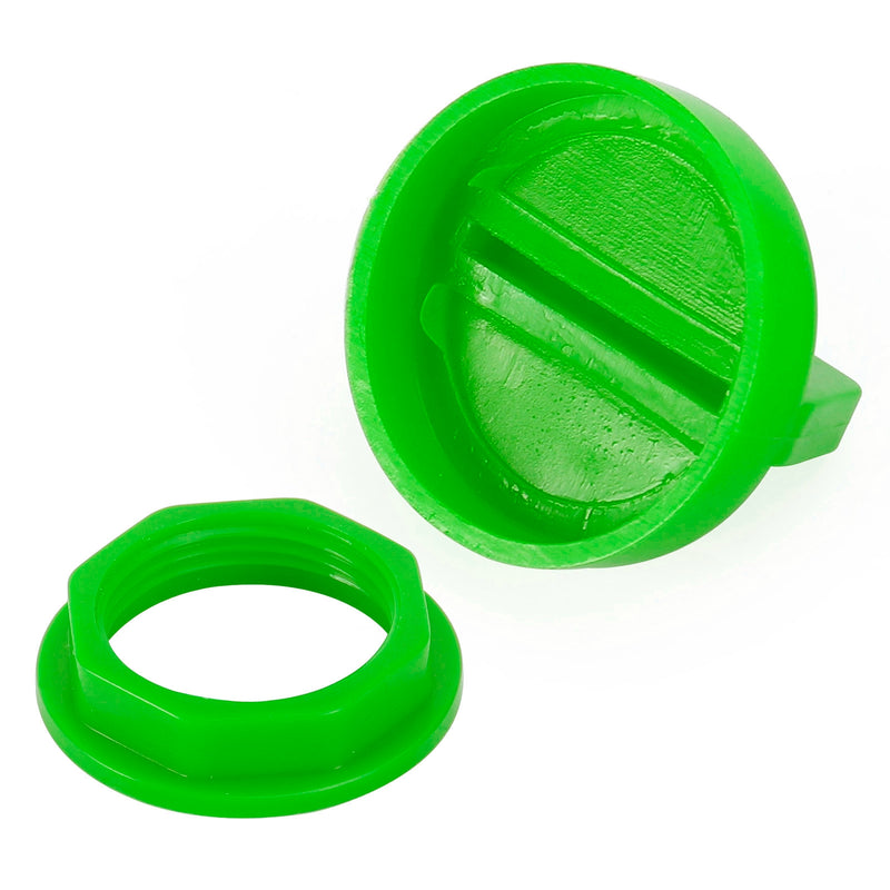 Polaris RZR XP 570 800 900 1000 5433534 2PCS Green Ignition Key Cover w/Nut