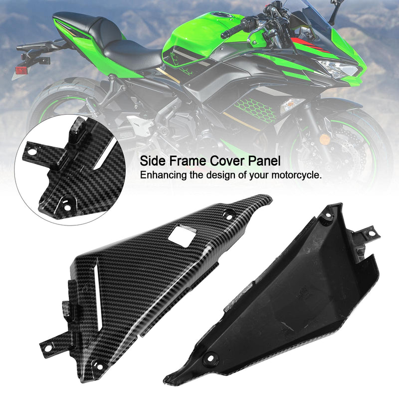 2017-2020 Kawasaki Z650 Ninja 650 Carbon Side Frame Cover Panel Fairing Cowl