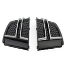 Pair Front Fog Light Cover fit AUDI A4 B9 S-LINE 2016-2018 Bumper Grille