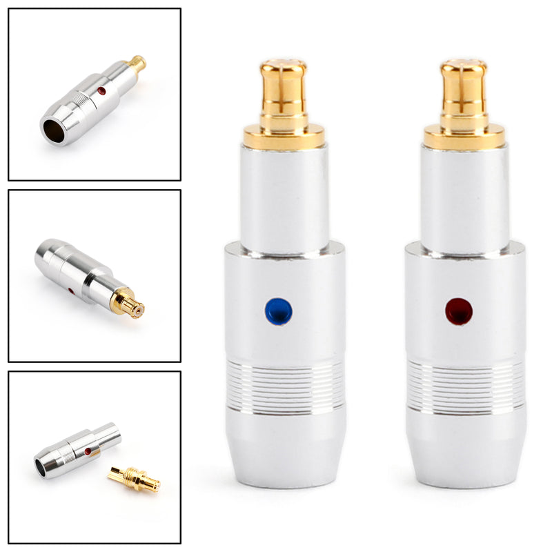 4 Pairs Earphone DIY Pin Gold Plated Audio Plug For ESW750 770H 990H 950 Silver