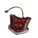 LED Brake Turn Signals Taillight For Kawasaki Z650 Ninja 650 Z900 17-24 Silver Generic