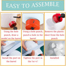 Chicken Feeder DIY Poultry Feeder Gravity Feeder 4 Ports and Hole Saw Kit