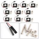 10x 2Pin 30MMx30MM 3007 5V Cooling Fan radiating For Raspberry Pi 2/3 Model B 4B