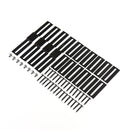 86.6" Universal Side Skirt Extensions Rocker Panel Splitters Lip Polypropylene Generic