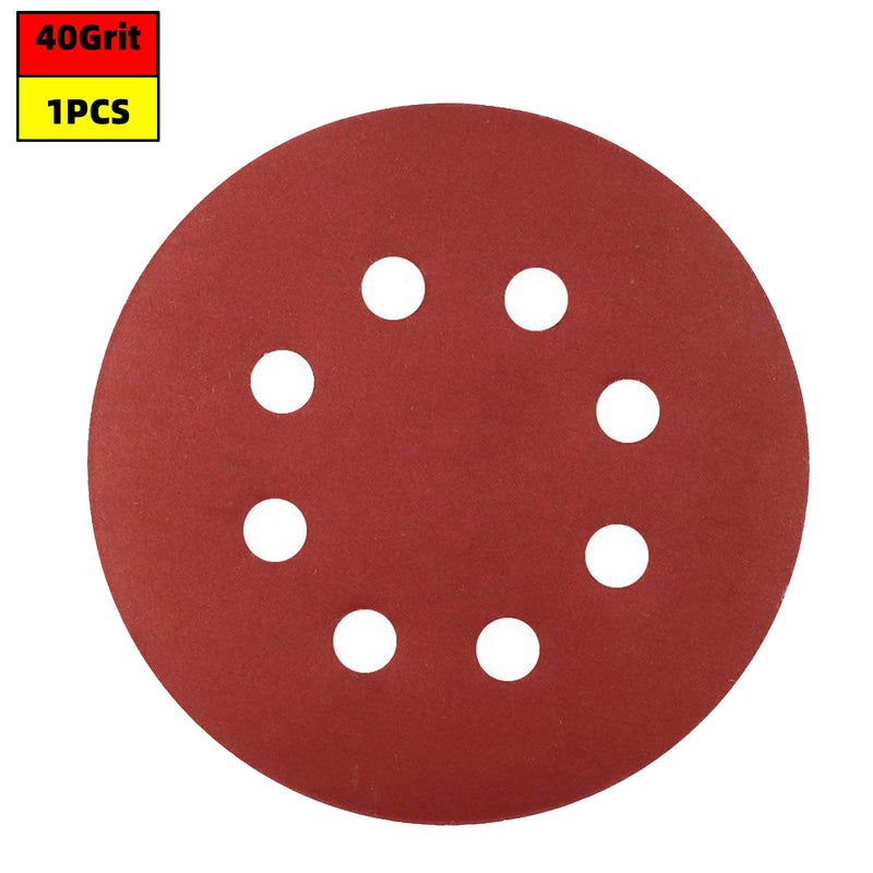 125mm 5 inch Sanding Discs 40 - 2000 Grit for Orbital Sander Loop Sandpaper