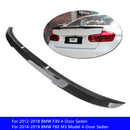 BMW F30 3Series 2012-118 Rear Trunk Spoiler Wing M4 Type Carbon Fiber Style