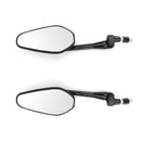 Paire De Rétroviseurs Moto Custom Chrome - Gros Modèle A-Pro M10 - Visibilité Maximale Pour Scooter Et Moto