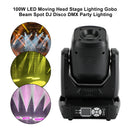 100W LED Moving Head Stage Lighting Gobo Beam Spot DJ Disco DMX Party Lighting