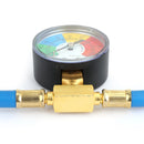 Auto Car Air Conditioning AC R134A Refrigerant Recharge Measuring Hose w/Gauge