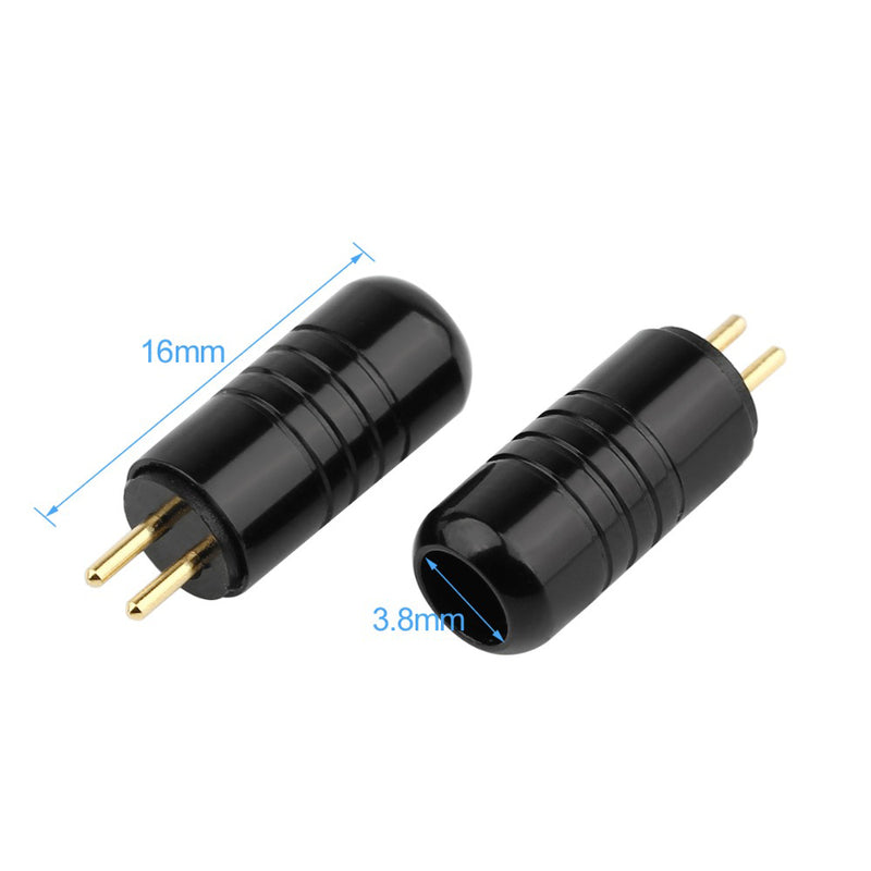 5PCS Earphone Pins 0.78mm Plug Audio Connector For JH Audio JH16 JH11 Pro Black