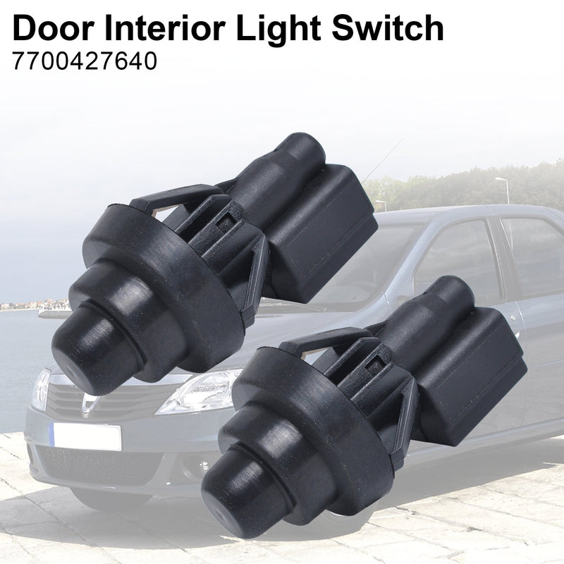 2X Door Interior Light Switch For Renault Clio Mk2 Kangoo Megane 7700427640 Generic