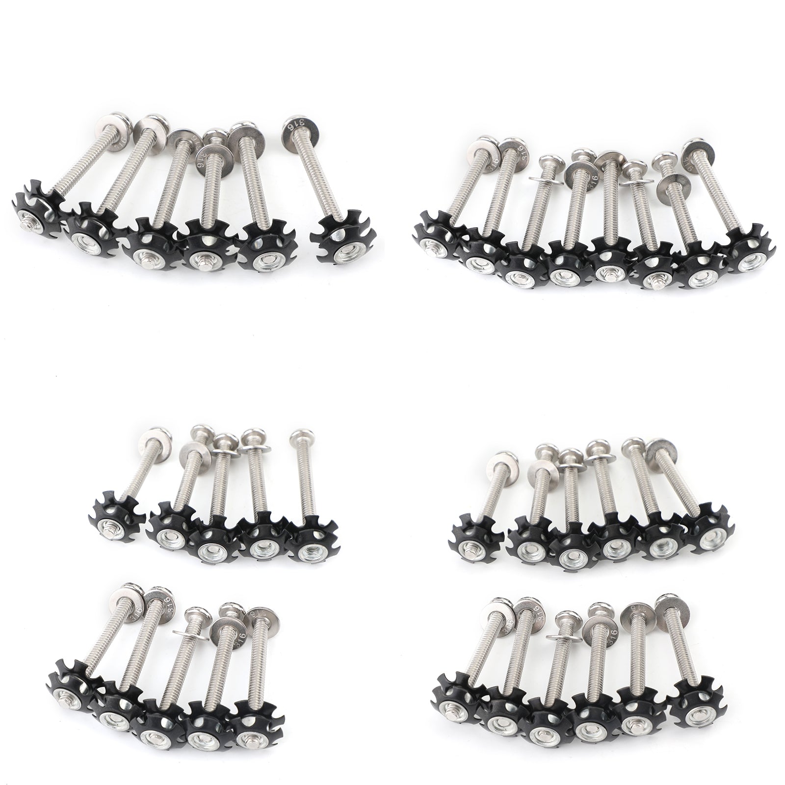 RV LADDER REPAIR KIT nuts Stainless Bunk Motorhome Parts Camper Traile