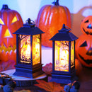 Halloween Portable Mini LED Wind Lantern Party Decoration Fireplace Light