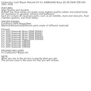 4 Carburetor Carb Repair Rebuild Kit For KAWASAKI Ninja ZX-6R ZX6R ZZR 600 05-08 Generic