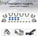 Range Rover Jaguar 5.0L V8 8PCS Fuel Injectors Repair Seal Kit 0261500105 FJ1161 8W93-9F593-AD