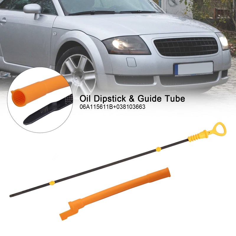 Oil Dipstick & Guide Tube for Audi A3 A4 A6 1.9 TDi VW BORA GOLF Mk4 Generic