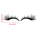 Porsche Volkswagen Beetle Black Car Headlight Eyelash Sticker Eyebrow Decal
