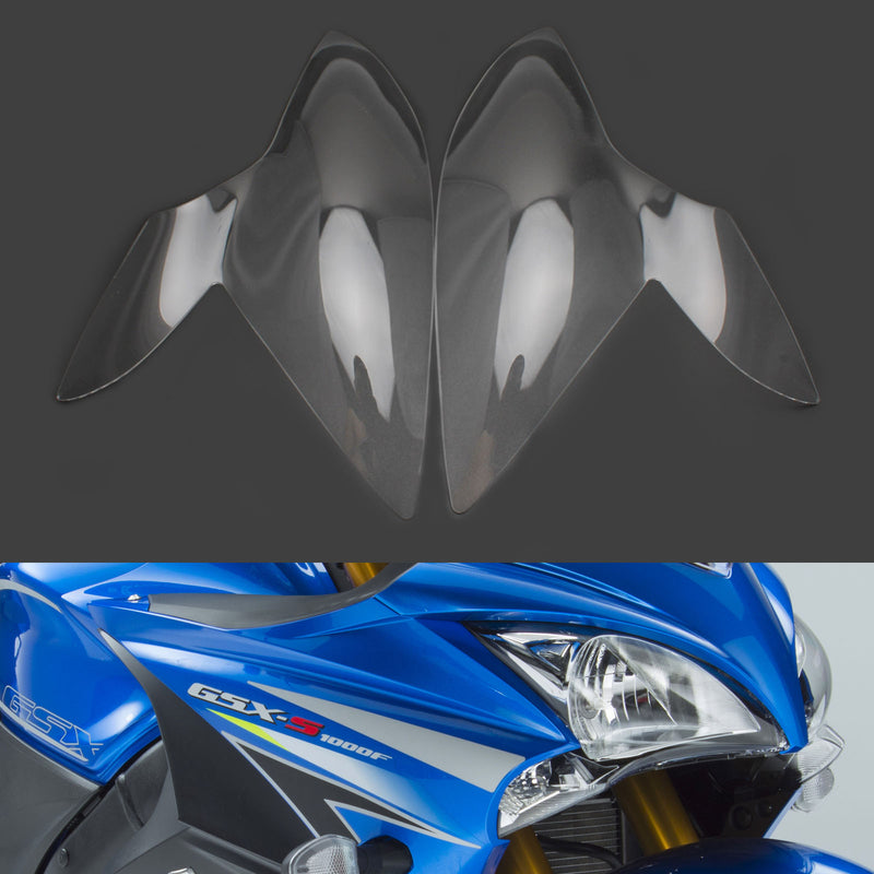 Front Headlight Lens Guard Protector Fit For Suzuki Gsx-S 1000F 2015-2021 Smoke Generic