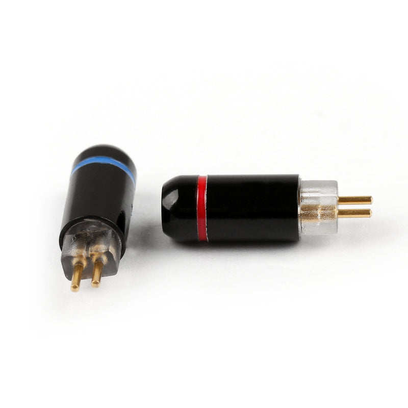 1Pair 0.78mm Earphone Pins Plug For Westone UM3X W4R UE18 Connector Adapter Blk