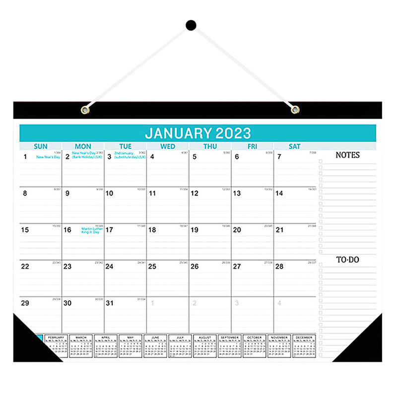 2023.1-2024.6 Calendar Brownline Home Office Monthly Desk Pad Calendar