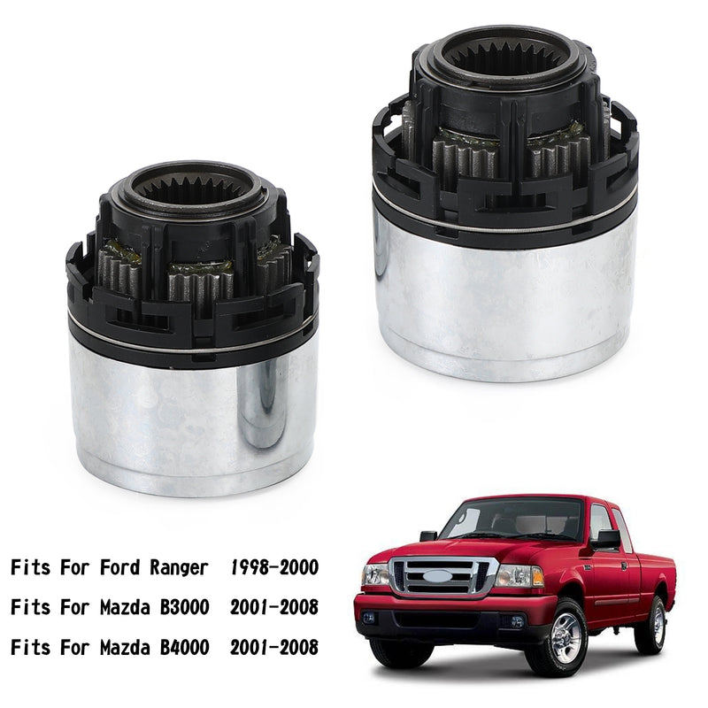 Manual Locking Hubs 1500170 For Ford Ranger 1998-2000 For Mazda Pickup 2001-2008 Generic