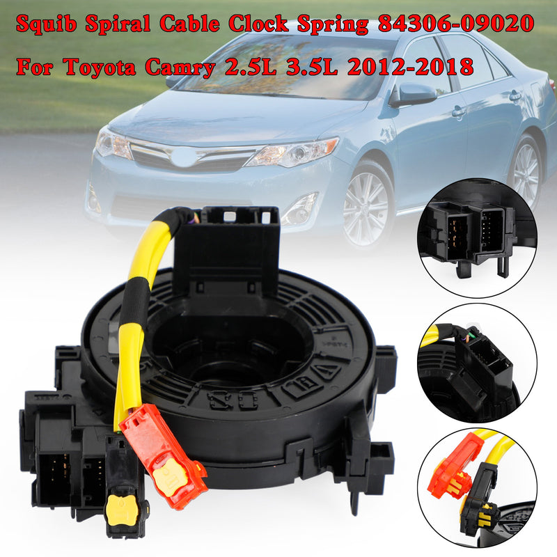 2012-2018 Toyota Camry 2.5L 3.5L Squib Spiral Cable Clock Spring 84306-09020 84307-42050 84307-0R050