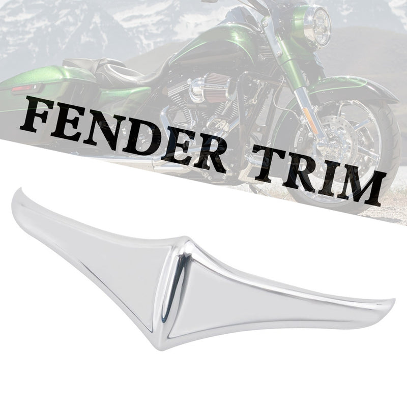Touring FLHX FLTR Rear Front Fender Leading Edge Tip Trim Accent Chrome