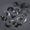 Fairing Fit for Kawasaki Z900 2017-2019 Silver Injection Plastic ABS Bodywork Generic