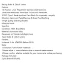 Short Clutch Brake Lever For KTM 790 Duke Before 2019 Silver Generic