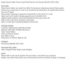 Pair Engine Crash Protection Frame Sliders for Honda CB650R 2019-2021 Generic