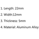 20Set TT Motor Aluminum Alloy Bracket Smart Car Chassis Wheel Screw Fastener