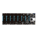 ETC Miner Motherboard 8GPU 8 PCIE x16 Graphics Card w/ Cpu DDR3 VGA HD BTC-S37