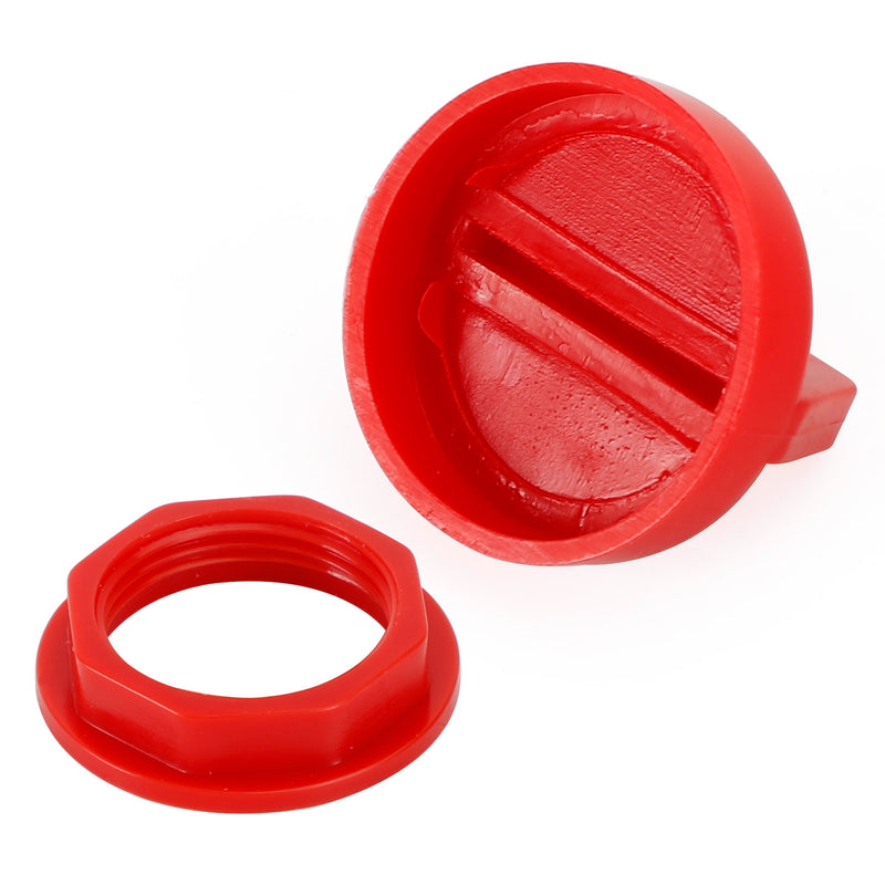 Polaris RZR XP 570 800 900 1000 5433534 5 Pack Red Ignition Key Cover w/Nut