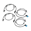 4 ABS Speed Sensor Front Rear L & R For Mercedes-Benz W246 2469059402 2465402510 Generic