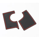 Door Mats Cup Holder Non-Slip Pads For  Charger 2015-2019 Red Generic
