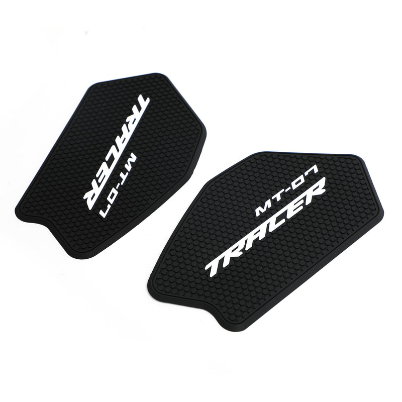 Side Grip Tank Pads Black For Yamaha Tracer 700 / 7 / GT RM30 2020 - 2021