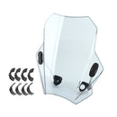 Universal Motorcycle Adjustable Wind Screen Windshield 22MM 25MM 28MM Handlebar Generic