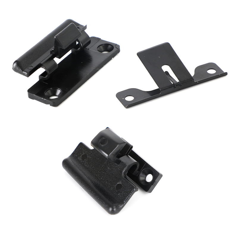 Pair Armrest Box Cover Upper & Lower Latch Clip For Mitsubishi Pajero 2001-2006