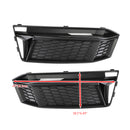 AUDI S4 S-Line B9 2016-2018 Pair Fog Light Cover Hole Grille Grill Bezel