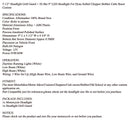 Motorcycle 5 1/2'' Bullet Headlight Lamp For Chopper Bobber Old School Custom