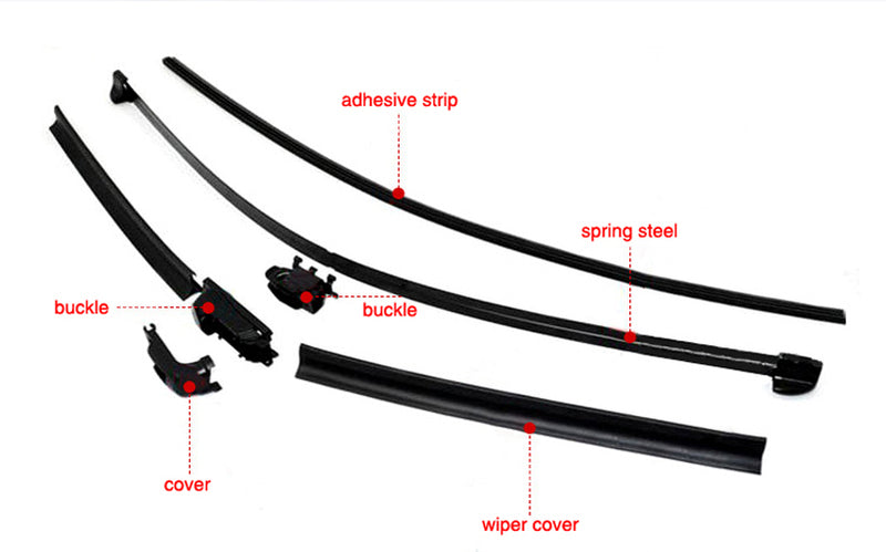 26'' & 18'' INCH Bracketless Windshield Wiper Blades High QUALITY Generic