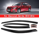 Car Window Sun Rain Guard Visors Kit 6PCS For Chevr Malibu 2013-2016 Generic