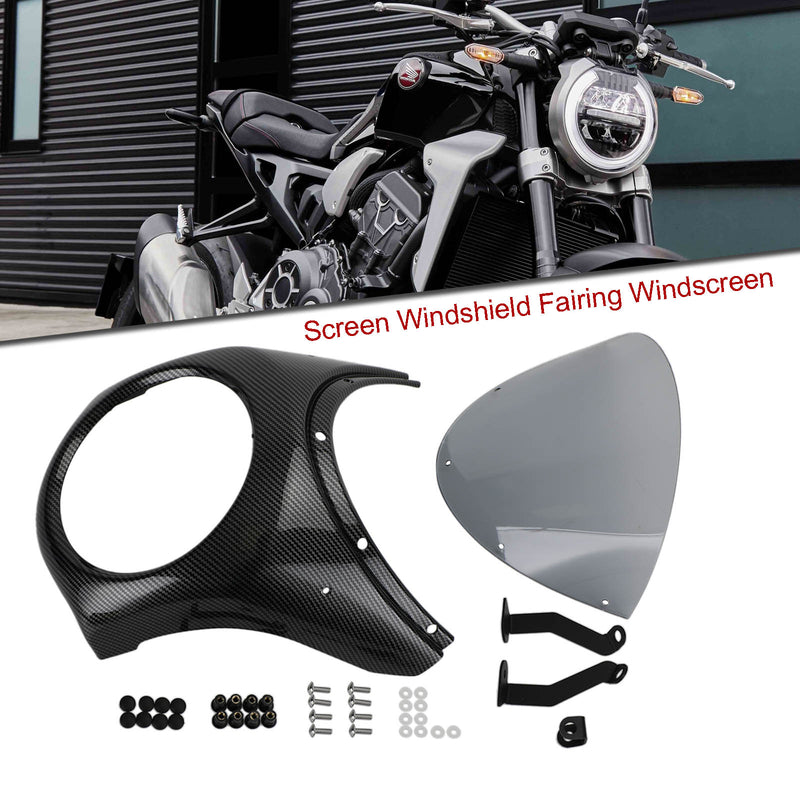 Headlight Windshield Fairing Windscreen For Honda CB1000R CB650R 2019-2021 D Generic