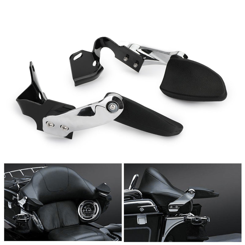 Stealth Passenger Armrests For Touring Electra Street Glide Road King 2014-2018 Generic