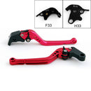 Long Brake Clutch Levers For Honda CB1000R 08-14 CBR1000RR/FIREBLADE 04-07 Black Generic